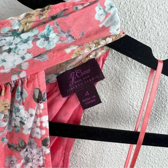 NWOT J. Crew Liberty Josephine High Neck Floral Jumpsuit Classic Casual Women 4 - Picture 5 of 11